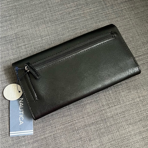 NWT NAUTICA RFID MONEY MANAGER CLUTCH CARDHOLDER WALLET ORGANIZER CASE - Picture 3 of 8